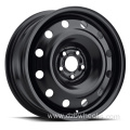 black rim winter snow wheel 16x6.5 steel